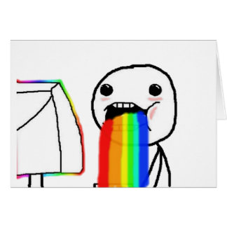 Regenbogen-Computergesicht