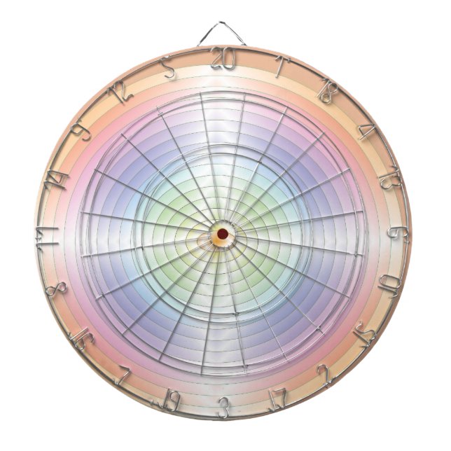 Regenbogen>Dartboard Dartscheibe (vorne)