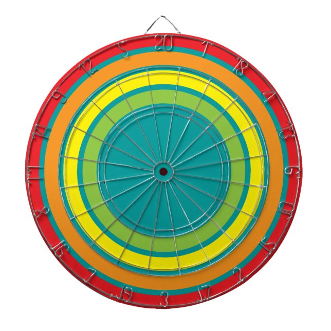 Regenbogen Dartscheibe (vorne)