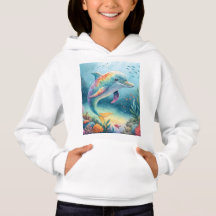 Regenbogen-Delfin-Unterwasserparadies