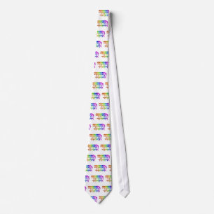 Regenbogen-Delphine Krawatte
