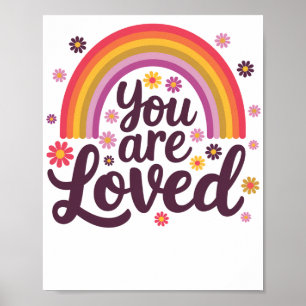 Regenbogen, den Sie lieben Poster