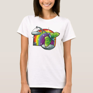 Regenbogen der 80er Jahre mit Libra-Skalen T-Shirt