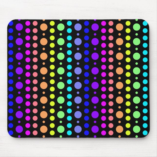 Regenbogen der Dots-Mousepad Mousepad (Vorne)