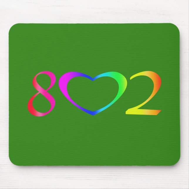 Regenbogen der Gay Pride Mousepad (Vorne)
