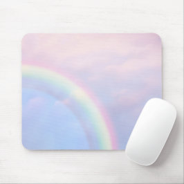 Regenbogen der Hoffnung - pastellfarben, Mousepad