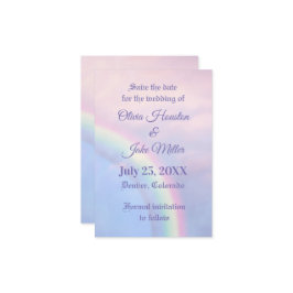 Regenbogen der Hoffnung - pastellfarben, Save The Date