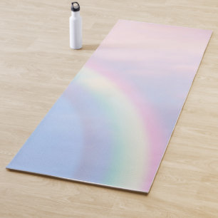 Regenbogen der Hoffnung - pastellfarben, Yogamatte