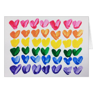 Regenbogen der Liebe - Spaß - Farbenfrohe, handgem