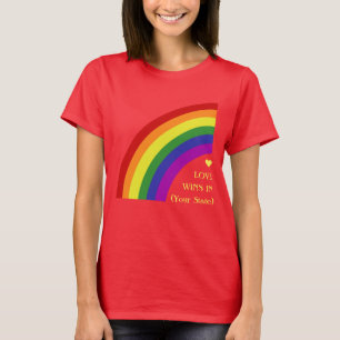 Regenbogen der Pride-Flagge T-Shirt