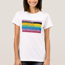 Regenbogen der progressiven Slogans
