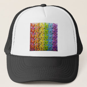 Regenbogen der Schmetterlinge Truckerkappe