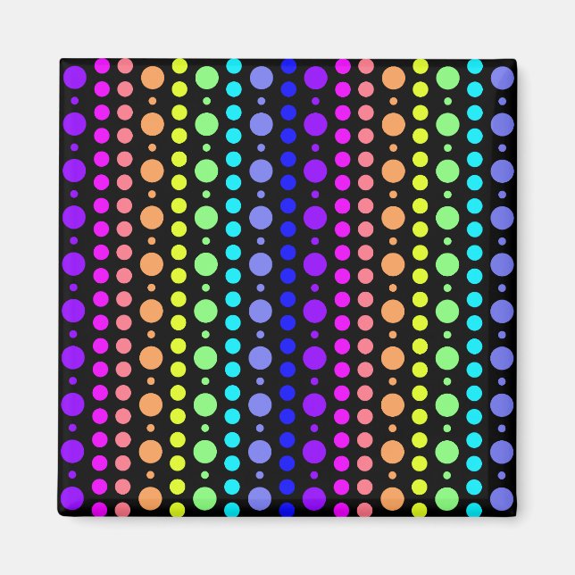 Regenbogen des Dots-Magneten Magnet (Vorne)