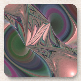Regenbogen des Gravity-Set von Cork-Untersetzer Untersetzer