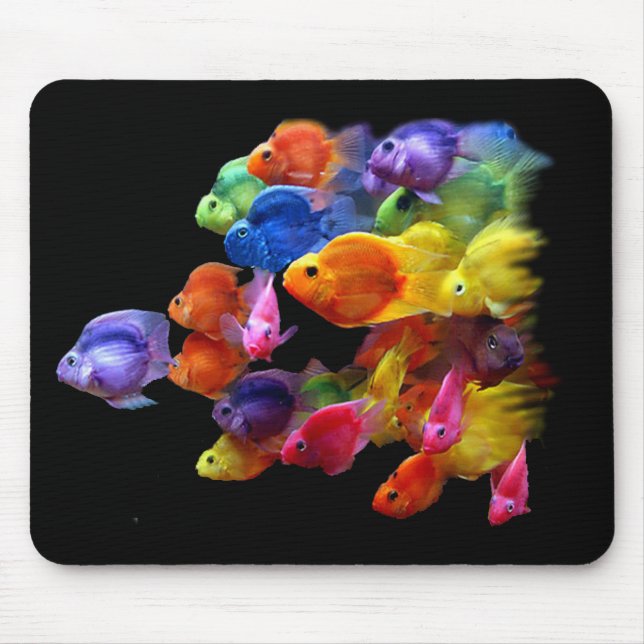Regenbogen des Papageienfisches Mousepad (Vorne)