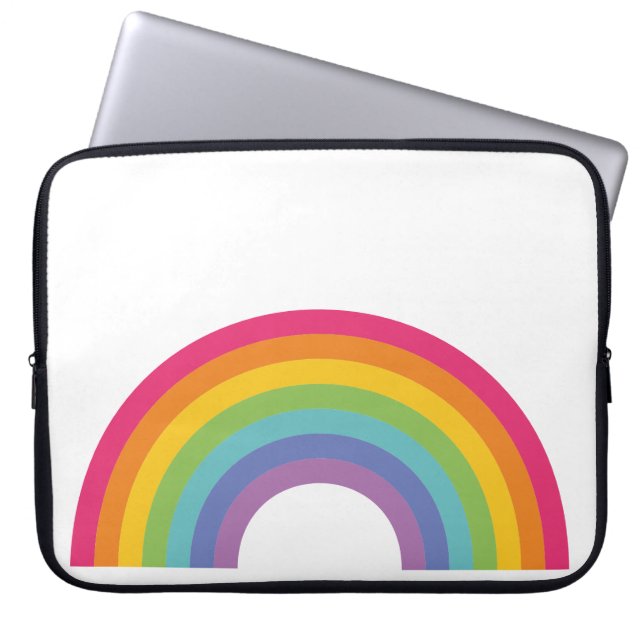 Regenbogen des Stolz-Tages Laptopschutzhülle (Vorderseite)