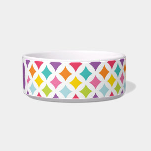 Regenbogen-Diamant-Druck personalisiert Napf