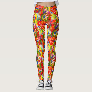 Regenbogen-Drache-Yoga-Hosen-Laufen Leggings