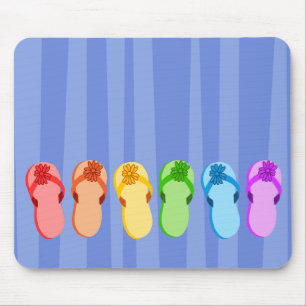 Regenbogen drehen Reinfälle um Mousepad