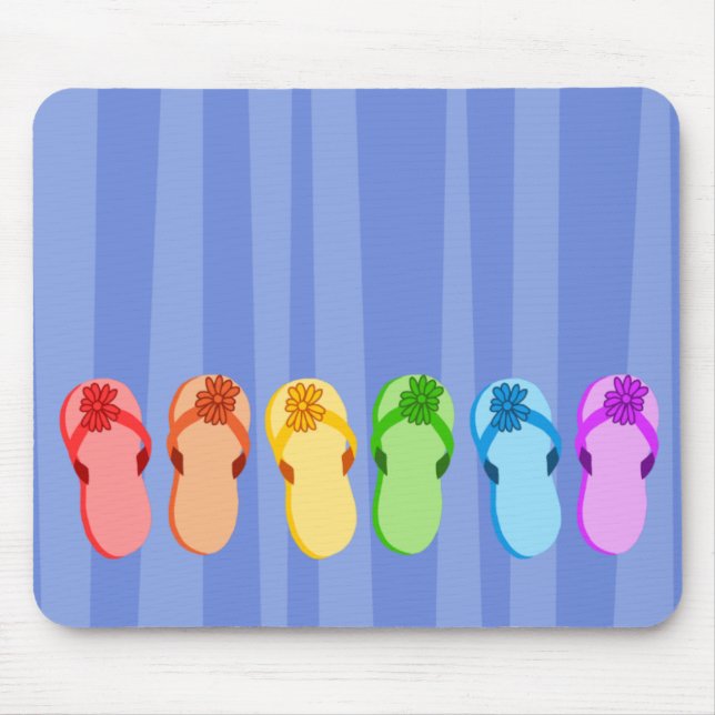 Regenbogen drehen Reinfälle um Mousepad (Vorne)