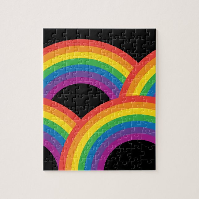 Regenbogen dunkel (Vertikal)