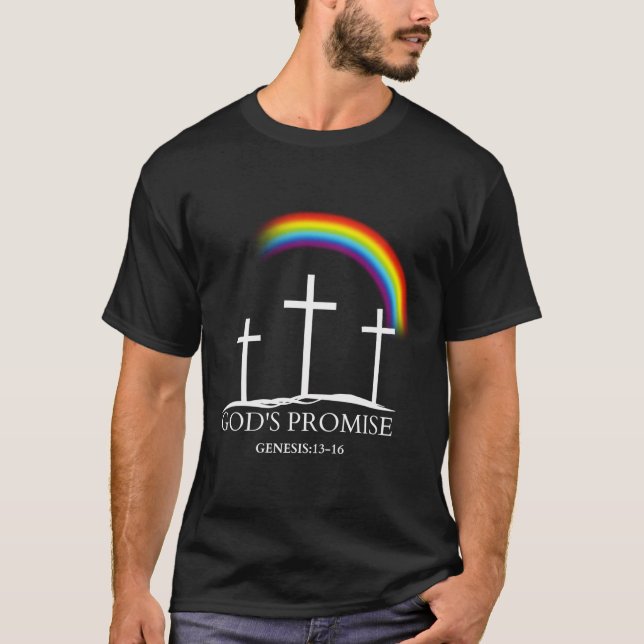 Regenbogen ein Versprechen Gottes nicht ein Symbol T-Shirt (Vorderseite)