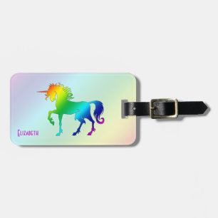 Regenbogen-Einhorn-Gepäckanhänger Gepäckanhänger