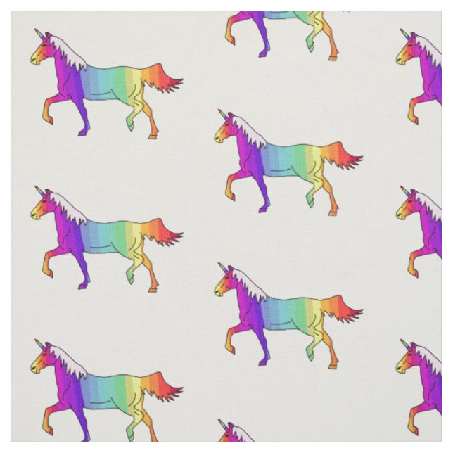 Regenbogen-Einhorn/Gewebe für Kinder Stoff (Muster)