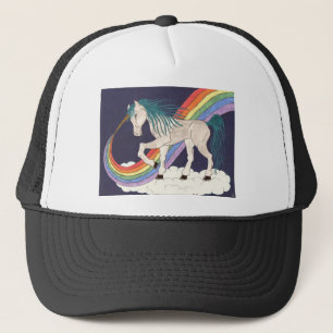 Regenbogen-Einhorn-Hut Truckerkappe