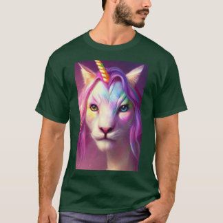 Regenbogen-Einhorn-Katzen-Freunde-Junge T-Shirt