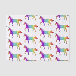 Regenbogen-Einhorn-Muster Seidenpapier