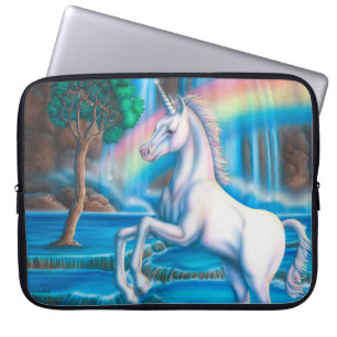 Regenbogen-Einhorn-Schoss-Spitzen-Tasche Laptopschutzhülle