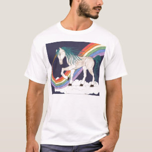 Regenbogen-Einhorn T-Shirt