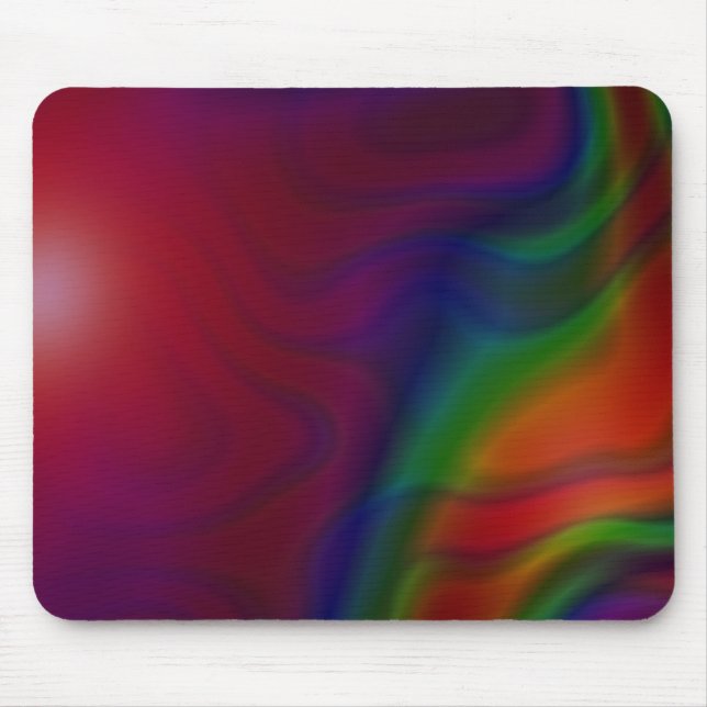 Regenbogen-Eis Mousepad (Vorne)
