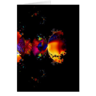 Regenbogen-Eklipse-Fraktal-Kunst-Karte