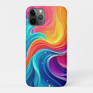 Regenbogen-Energiewirbel: Lebendige Flusskunst Case-Mate iPhone Hülle