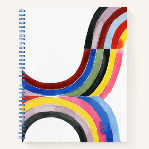 Regenbogen entschlüsselt - Vertikal Notizbuch