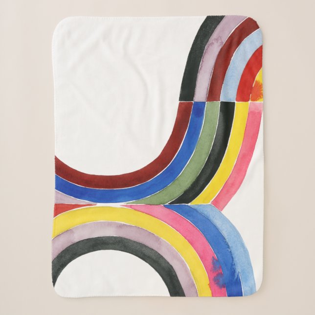 Regenbogen entschlüsselt - Vertikal Sherpadecke (Vorderseite)
