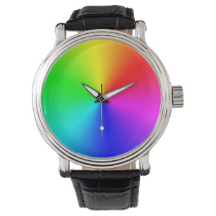 Regenbogen-Explosion Armbanduhr