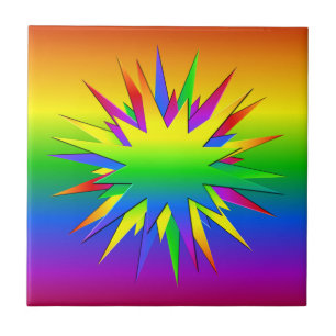 Regenbogen-Explosionsfliese, fertigen besonders an Fliese