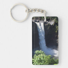 Regenbogen-Fälle, Hilo Hawaii Schlüsselanhänger