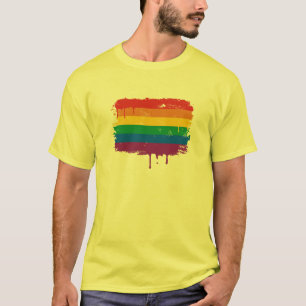 Regenbogen-Farbe T-Shirt