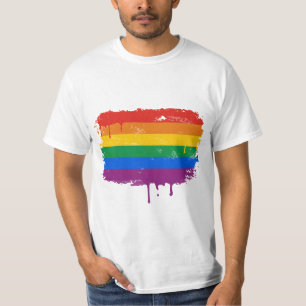 Regenbogen-Farbe T-Shirt