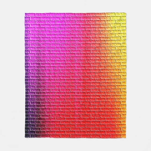 Regenbogen Farben abstrakter Hintergrund. Gradient Fleecedecke (Vorderseite)
