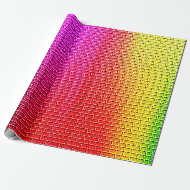 Regenbogen Farben abstrakter Hintergrund. Gradient Geschenkpapier (Ungerollt)