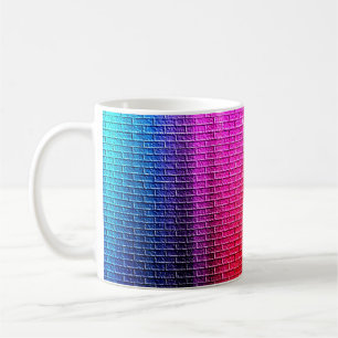 Regenbogen Farben abstrakter Hintergrund. Gradient Kaffeetasse