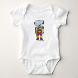 Regenbogen-Farben des Baby-Stolz-| des Roboter-| Baby Strampler