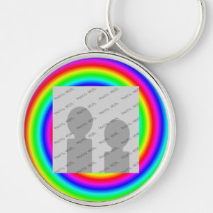 Regenbogen-Farben. Hell und bunt. Schlüsselanhänger