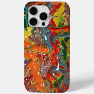 Regenbogen-Farbfliess-Malerei Case-Mate iPhone Hülle