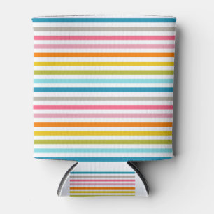 Regenbogen. Farbige Linien. Fantastische Farben Dosenkühler
